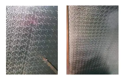 Corrugated decorative stainless steel panel surfaces