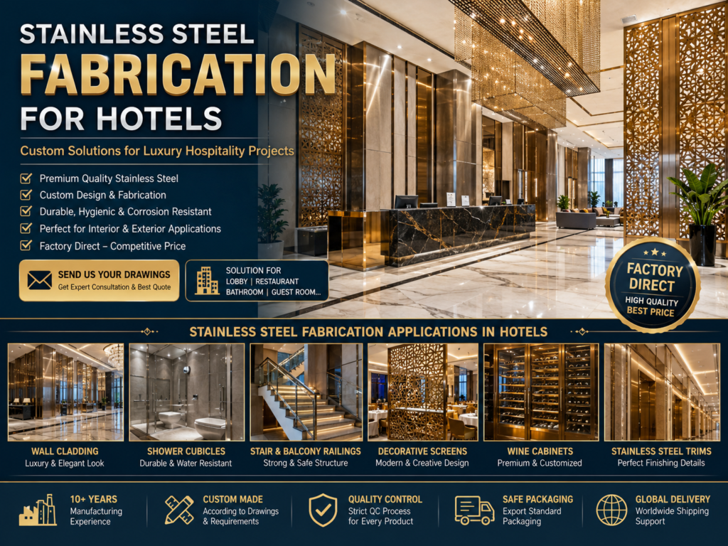 Stainless Steel Fabrication for Hotels | Factory Guide