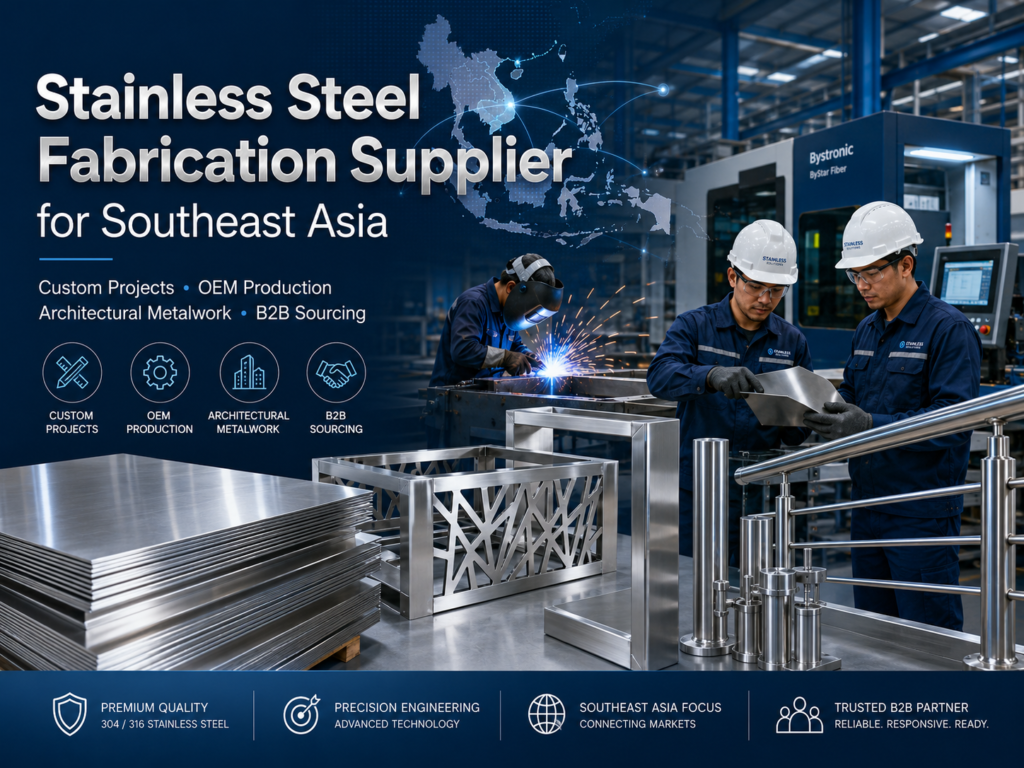 Stainless Steel Fabrication Supplier for Southeast Asia