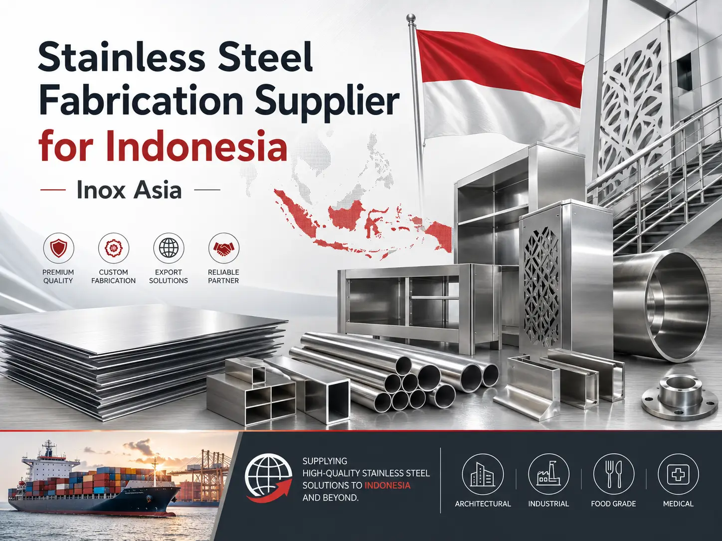 Stainless Steel Fabrication Supplier for Indonesia